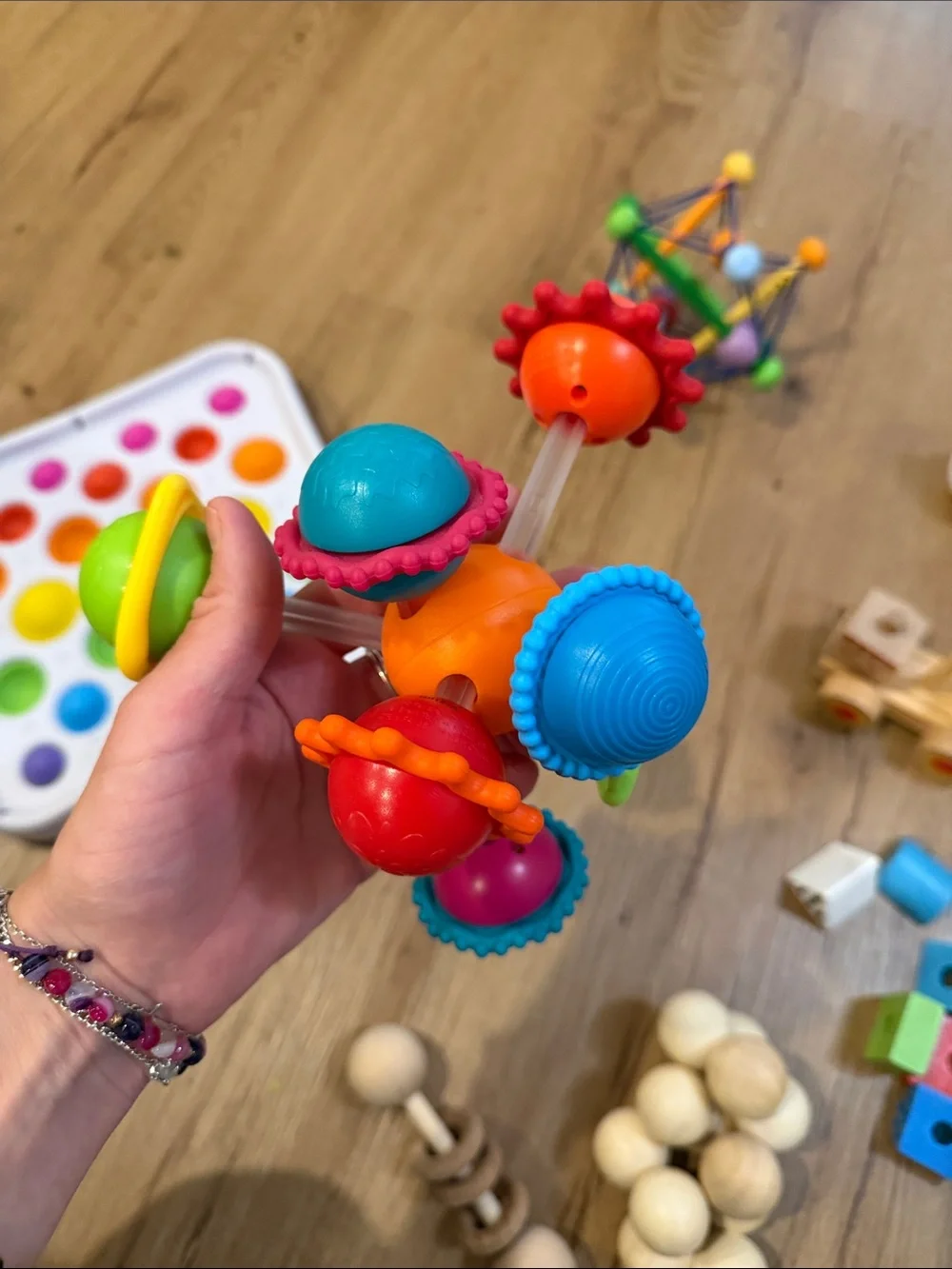 Colorful Kids Stacking & Sensory Play Set - Multi-Color